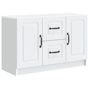 vidaXL Sideboard White 89 x 34.5 x 57 cm Engineered Wood