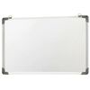 vidaXL Magnetic Dry-erase Whiteboard White 60x40 cm Steel