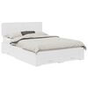 vidaXL Bed Frame with Drawer White 150 x 200 cm Engineered Wood