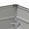 vidaXL Planter Anthracite 100 x 50 x 77 cm Galvanised Steel