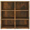 vidaXL Shoe Cabinets 2 pcs Smoked Oak 52.5x30x50 cm