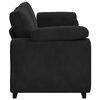 vidaXL 3-Seater Sofa Black 178 cm Velvet