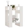 vidaXL Book Cabinet/Room Divider White 41x35x57 cm Solid Wood Pine