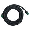 vidaXL Garden Soaker Hose Black 0.6" 10 m Rubber