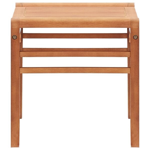 vidaXL Garden Bench 64 cm Solid Eucalyptus Wood