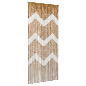 vidaXL Insect Door Curtain Multicolor 200 x 90 cm Bamboo