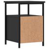 vidaXL Bedside Cabinets 2 pcs Black 34x35.5x50 cm Engineered Wood