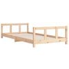 vidaXL Kids Bed Frame 90x190 cm Solid Wood Pine