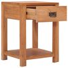 vidaXL bedside Cabinet 35x35x50 cm Solid Teak Wood