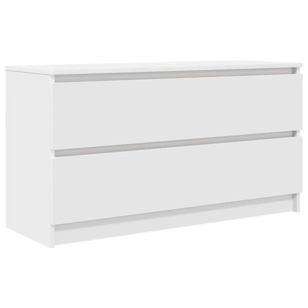 vidaXL TV Cabinet White 100x35x54 cm Engineered Wood