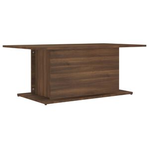 vidaXL Coffee Table Brown Oak 102x55,5x40 cm Engineered Wood