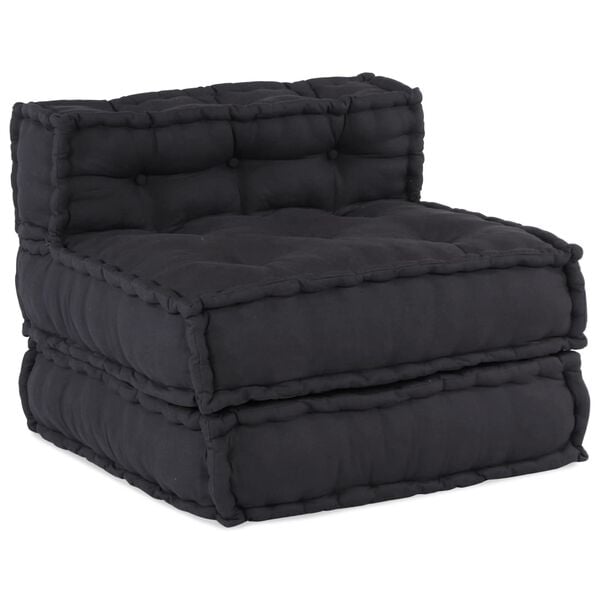 vidaXL Modular Sofa 4 pcs Anthracite Fabric