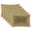 vidaXL Throw Pillow 6 pcs HEERLEN Light Grey 30 x 50 cm PV Fleece