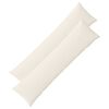 vidaXL Cushion Cover 2 pcs ALMELO Cream 40 x 145 cm Corduroy