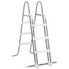 INTEX Pool Ladder | Grey and White | Coated Steel and Composite Plastic