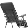 vidaXL Folding Garden Chairs with Cushions 2 pcs Grey