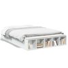 vidaXL Bed Frame without Mattress White 150x200 cm