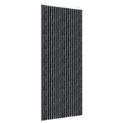 vidaXL Insect Curtain Anthracite 90x220 cm Chenille
