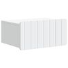 vidaXL Wall-Mounted Bedside Cabinet White 49 x 34.5 x 24 cm