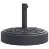 vidaXL Parasol Base for &Oslash;38 / 48 mm Poles 25 kg Round