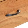 vidaXL Sideboard 110x30x75 cm Solid Acacia Wood