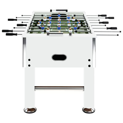 vidaXL Football Table Steel 60 kg 140x74.5x87.5 cm White