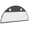 vidaXL Wall Mirror Black 100x50 cm Arch Iron