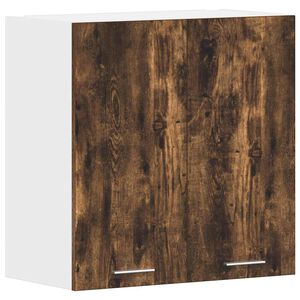 vidaXL Hanging Cabinet "Lyon" Smoked Oak 60x31x60 cm Engineered Wood