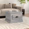 vidaXL Coffee Table Grey Sonoma 50x50x35 cm Engineered Wood