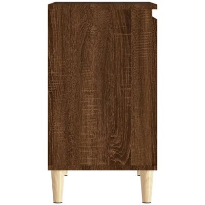 vidaXL Sink Cabinet Brown Oak 58x33x60 cm Engineered Wood