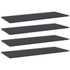 vidaXL Bookshelf Boards 4 pcs Grey 100x40x1,5 cm Engineered Wood