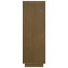 vidaXL Book Cabinet/Room Divider Honey Brown 80x35x103 cm Solid Pinewood