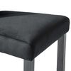 vidaXL Dining Chairs 6 pcs Black Velvet