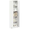 vidaXL Wardrobe with Shelf White 55 x 25 x 189 cm Engineered Wood