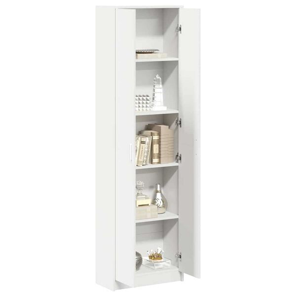 vidaXL Wardrobe with Shelf White 55 x 25 x 189 cm Engineered Wood