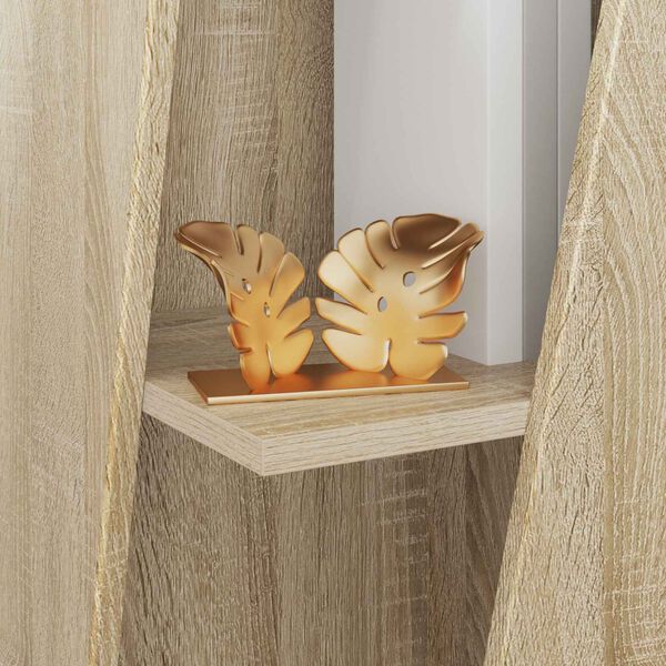 vidaXL Side Shelf Sonoma Oak 33 x 32 x 70.5 cm Engineered Wood