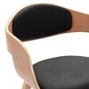 vidaXL Dining Chairs 6 pcs Bent Wood and Faux Leather