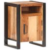 vidaXL Bedside Cabinet 40x35x55cm Solid Acacia Wood in Sheesham Finish