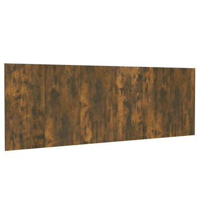 vidaXL Wall Headboard Smoked Oak 240x1.5x80 cm Engineered Wood