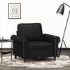 vidaXL Sofa Chair Black 60 cm Faux Leather