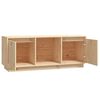 vidaXL TV Cabinet 110.5x35x44 cm Solid Wood Pine