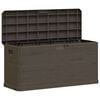 vidaXL Storage Box | Brown | Plastic with wood texture | Large