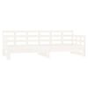 vidaXL Pull-out Day Bed | White | Solid Pine Wood | Single | Convertible