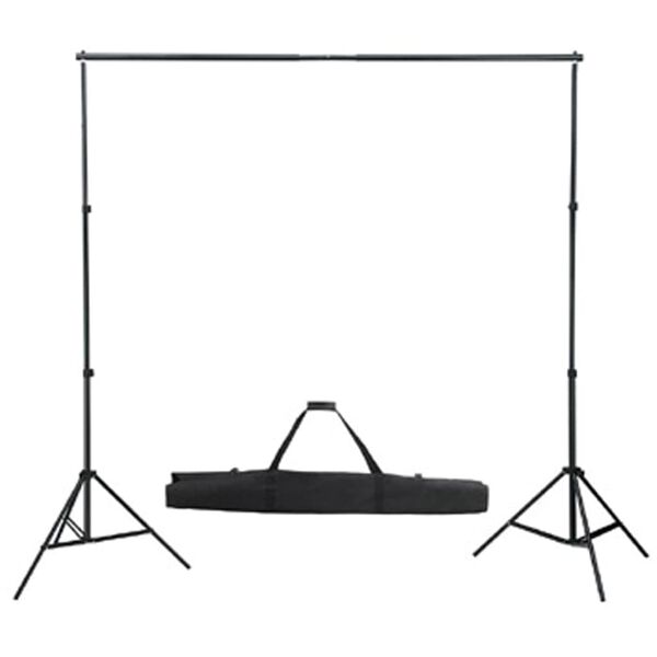 vidaXL Backdrop Support System 300 x 300 cm White