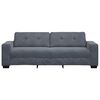 vidaXL 3-Seater Sofa Dark Grey 220x78x80 cm Velvet