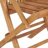 vidaXL Garden Chairs with Anthracite Cushions 8 pcs Solid Teak Wood
