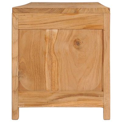 vidaXL TV Cabinet 135x30x35 cm Solid Teak Wood