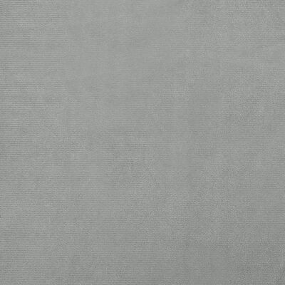 vidaXL Kids Sofa Light Grey 70x45x33 cm Velvet