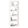 vidaXL Book Cabinet/Room Divider White 60x30x167.5 cm Solid Wood Pine