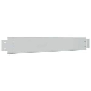 vidaXL Lawn Edgings 5 pcs 100 x 14 cm Galvanised Steel Silver